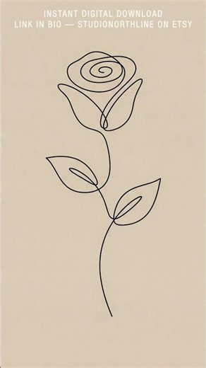 Botanical Line Art Gallery Wall — printable wall art | StudioNorthline