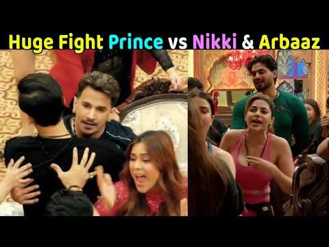 Huge Fight between Prince vs Nikki and Arbaaz over Bodyshaming