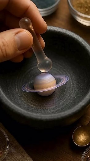 26K reactions · 326 shares | Rushing Saturn and Hearts? Hypnotic Iridescent Paint Mixing ASMR #ai #aiasmr #asmr #cinematic | IA Paralelo | Facebook
