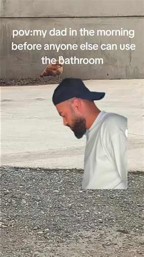 A Hilarious Morning Routine: Dad in the Bathroom