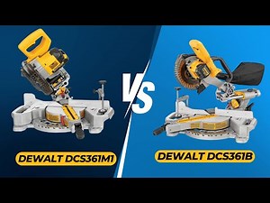 Dewalt DCS361M1 vs DCS361B - Which Compact Miter Saw is Right for You?