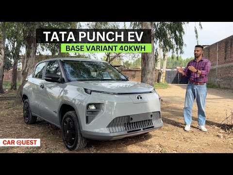 2026 Tata Punch EV Base Variant Walkaround | Punch Smart + 40 kWh | Car Quest