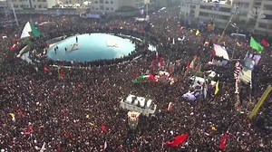Hundreds of thousands of Iranians took to the streets of the capital Tehran on Monday to honour Qassem Soleimani, a top Iranian general whose death in a U.S. drone strike in Iraq has stoked fears of a new war in the Middle East. | NBC News World