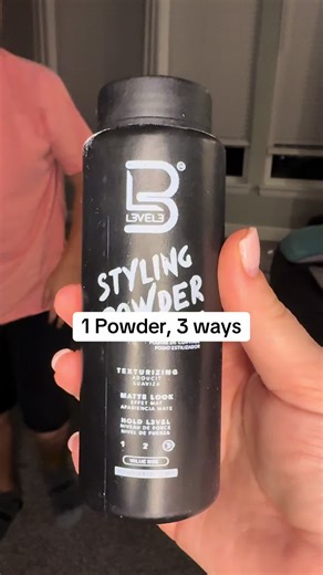 Low taper fade, Mohawk, faux hawk or just dimension in general? This is going to make hair styling so easy and without the sticky mess of pomade. #hairpowder #level3 #tiktokshopblackfriday #hairstyle