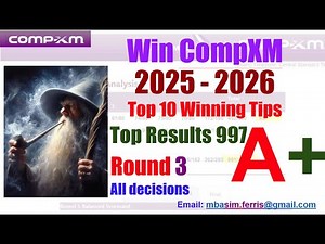 CompXM Round 4 answers - Top results 999 - Part 3 - Production - Comp XM 2025 Guide and Tips