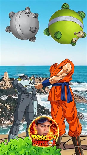 Capture the faces of Goku and Vegeta and King Kai's planet