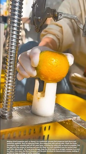 How to Make Traditional Dried Tangerine Peel (Chenpi) #farming #farmlife