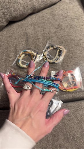 This colorful bracelet variety set gives you the perfect mix of fun, stylish pieces you can wear with literally anything. Each bracelet has its own shade and design, so you can layer them all together for a bold stacked look or pick your favorites for something more simple. They’re lightweight, comfortable, and cute for everyday outfits, vacations, beach days, or gifting. The variety pack gives you tons of options to match different moods and styles — bright, neutral, pastel, or bold. It’s the e