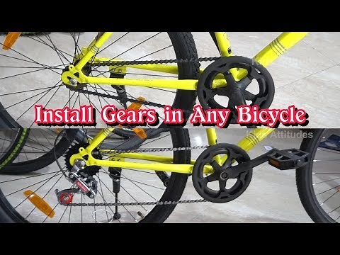 How to Install Gears in Bicycle | gears install in normal cycle | MTB | GEAR INSTALL | gear assembly