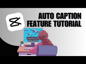 Add In Subtitles Using The CapCut PC Auto Caption Feature Tutorial