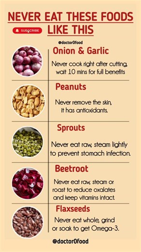 Never Eat These Foods Like This | Common Food Mistakes You Must Avoid #healthylifestyle #healthtips