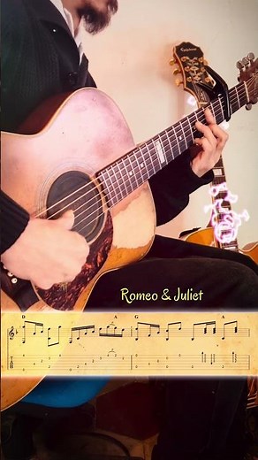 Dire Straits - Romeo & Juliet (with Tab) #fingerstyle #guitar #tab #direstraits #acousticguitar