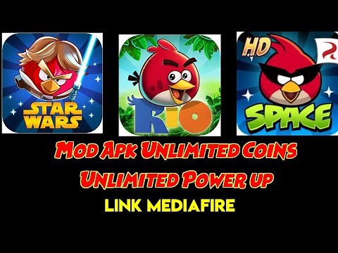 ANGRY BIRDS RIO, SPACE, STAR WARS MOD LATEST VERSION