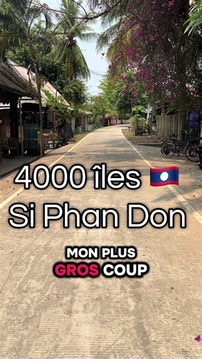 📍4000 îles 🌏Laos 🇱🇦 ❤️Mon plus gros coup de cœur au Laos ? Les 4 000 îles !!! Ici, j’ai l’impression que le temps s’arrête. Pas de stress, une incroyables douceur de vivre comme je n’en ai jamais ressentie ailleurs. C’est mon petit paradis, un endroit où je pourrais rester des semaines sans me lasser. Si vous passez au Laos, ne manquez surtout pas cet endroit. 💛🌴🇱🇦 #vloglaos #laos #4000islands #Dondet #donkhong