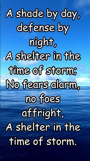 A Shelter in the Time of Storm hymn | Acapella | Cover with lyrics #acapella #hymn #gospel #music