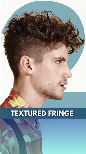 4 BEST FRINGE HAIRCUTS FOR MEN: Textured Fringe #barber #clippercut #haircut