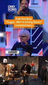 10K views · 127 reactions | dirty distorted & disgusting… as it should be 殺On the latest ONE SONG we break down the stems & stories behind Fall Out Boy “Sugar, We’re Going Down” ✨ please follow for more “inside the music” videos & subscribe to ONE SONG podcast to hear the full hour-long show 殺 #falloutboy #petewentz #bass | Luxxury | Facebook