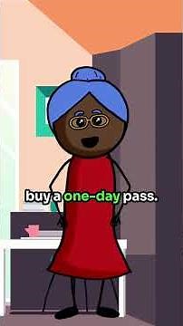 Conversation at a tourist center [ ForB English Lesson ] #shorts