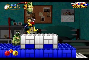 土星SS游戏《钟表骑士》TAS游戏通关演示（GS-9004）clockwork knight