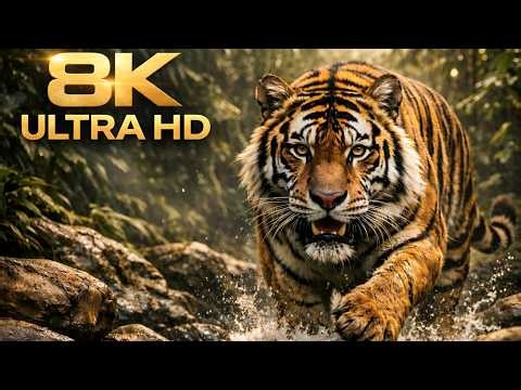 8K Ultra HD Tiger – The Most Powerful Wild Nature Cinematic Ever