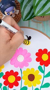 Clay Flower Garden Artwork #clay #flower #garden #artwork #handmade #diy #creative #decor #craft #sculpture #nature #homedecor #art #fun #easycraft #simple | paper craft ideas