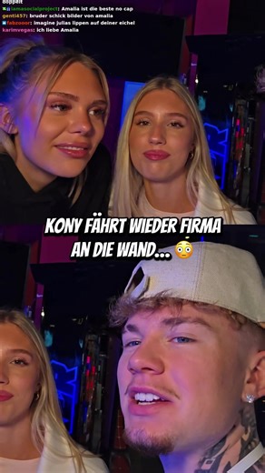 KONY fährt wieder Firma An die Wand… 😳 @katharinaxamalia @konygebony #katharinaamalia #konygebonyclips #julia