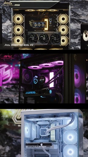 All MSI. All Connected. Which PI Build speaks to you the most? Tell us your pick! 1. MEG for groundbreaking innovation 2. MPG Build for bold design and performance 3. MAG for ultimate durability Learn more: msi.gm/in-to-the-future #IntotheFuture | MSI Gaming | Facebook