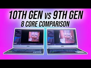 Intel i7-10875H vs i9-9880H - 8 Core CPU Comparison!