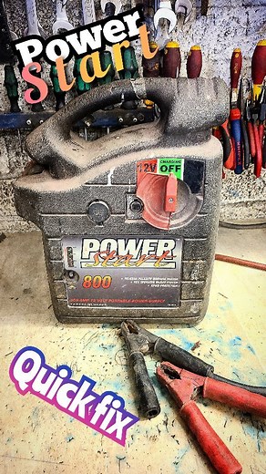 Fault Finding and quick fix on a 12v power start booster pack. #charger #booster #battery #batterybooster #carbooster #12v #carrepair #mechanics #maintanance #tools #powertools #Powerstart #powerstart800 | Deandohertygreaser