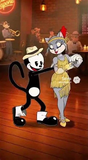 Jazz Dance Cartoon: InkSpot at Club Capone