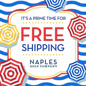 Enjoy FREE SHIPPING  on all online orders through July 13th at naplessoap.com. It's the perfect time to try our  eco-friendly shampoo bars,  luxury bath bombs, 﫧 creamy natural soaps & more! Shop online at naplessoap.com. Not valid in stores. | Naples Soap Company | Facebook