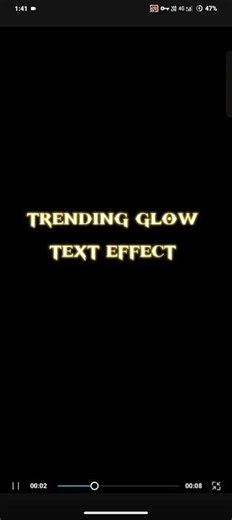 How To Make Trending Glow Text Effect on Mobile 📲🔥 #trending #texteffects #edit