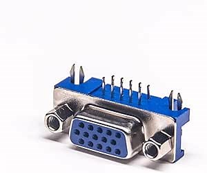 2pcs DB Technologies Sub 15 D-SUB VGA 15 Pin Female Right Angle Though Hole Connector