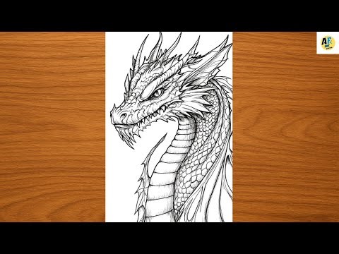 How To Draw Dragon | Step-by-Step Tutorial | Dragon Pencil Drawing