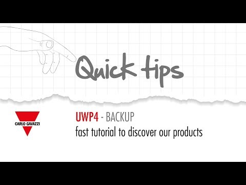 How to Create a Backup File with UWP 4.0 IDE Software