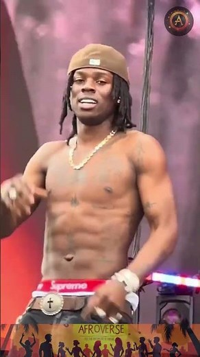 Rema Performs Woman at Afro Nation