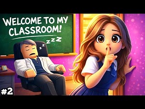 Teacher Sleeping In The Classroom| Roblox Escape The School Gameplay #2