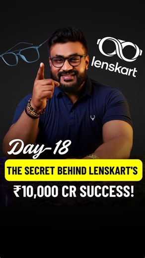 Ankit Bansal on Instagram: "Day 19 of ‘Sapno Se Udaan Tak’ – Lenskart turned a basic need into a ₹10,000 Cr eyewear empire with smart pricing, tech, and strategy. Just 2 more stories to go!"