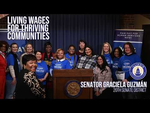 Guzmán speaks on need for thriving wages for human service workers