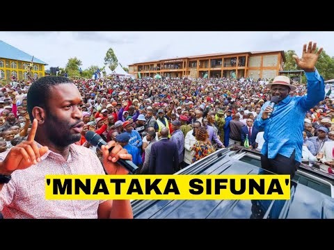 TOTAL DRAMA🔥BUGOMA GENZS FORCES RUTO TO ADDRESS SIFUNA, GACHAGUA AND MATIANGI DURING HIS TOUR!!!