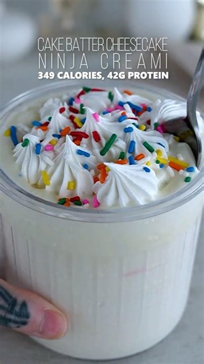 Cake Batter Cheesecake Ninja Creami (Cottage Cheese)