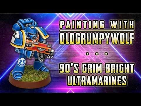How to paint 90's Grim Bright Ultramarines!