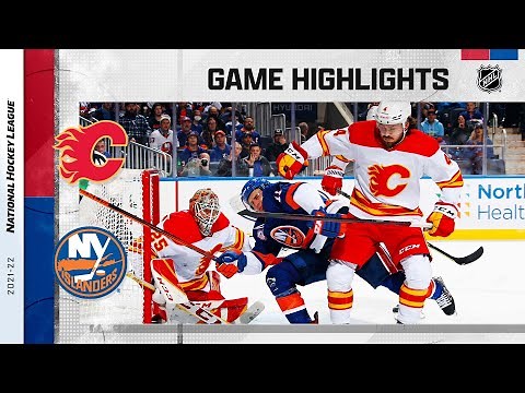 Flames @ Islanders 11/20/21 | NHL Highlights