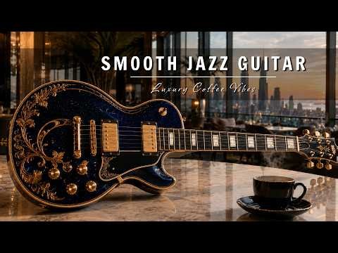 Smooth Jazz Guitar Music - Luxury Cafe Vibes • Relaxing Guitar Music for Cafe, Study & Work