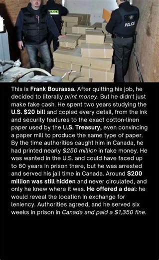 He Printed $250 Million… and Only Served 6 Weeks