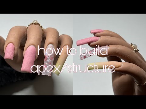 How to Build Apex & Structure for Acrylic Nails✨| Beginner Basics Tutorial 🌸