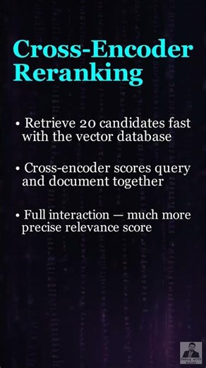 Reranking Makes RAG Dramatically Better #RAG #AI #Shorts