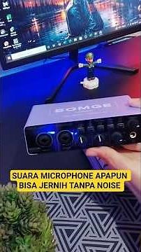 THE SECRET TO MAKE YOUR MICROPHONE SOUND CLEAN WITHOUT NOISE #audiointerface #bomgeu202 #fypyoutu...