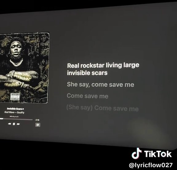 Part 51 | Invisible Scars - Rod Wave ##lyrics##music##applemusic##foryoupage##relatable