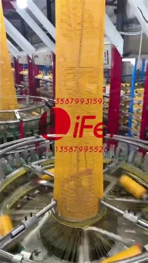 Mesh bags making machine circular loom